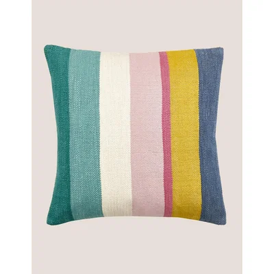 Marks & Spencer M&S Joules Pure Cotton Cotswold Woven Stripe Cushion - Multi, Multi
