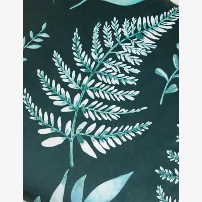 Marks & Spencer M&S Velvet Leaf Piped Cushion - Green Mix, Green Mix