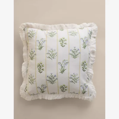 Marks & Spencer M&S Cotton Rich Floral Cushion Natural Mix