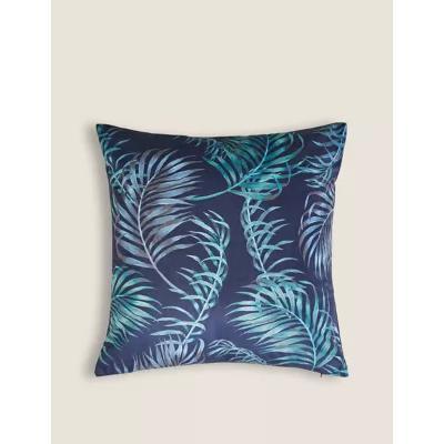 Marks & Spencer M&S Velvet Palm Print Cushion - Multi, Multi
