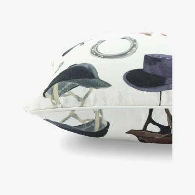 Marks & Spencer MM Linen Pure Cotton Stables Bolster Cushion Multi