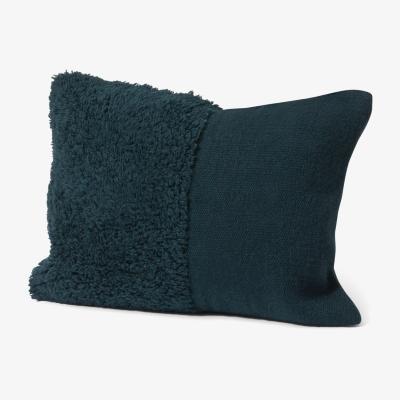 Made.com Bebeto Wool Cushion, 40 x 55cm, Navy