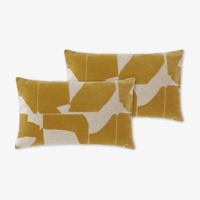 Made.com Rudzi Set of 2 Cushions, 30 x 50cm, Tan
