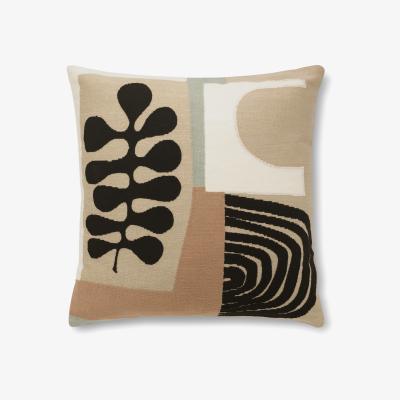 Made.com Onadowan Embriodered Cushion, 50 x 50cm, Neutral