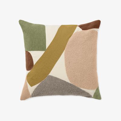 Made.com Isola Embroidered Cotton Cushion, 50 x 50cm, Multi