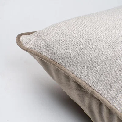 My Furniture Taupe Double Sided Square Cushion