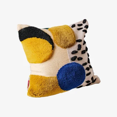 Made in Design Housewarming Party Cushion textile multicoloured / 45 x 45 cm - Hand-woven Wool - COLORTHERAPIS