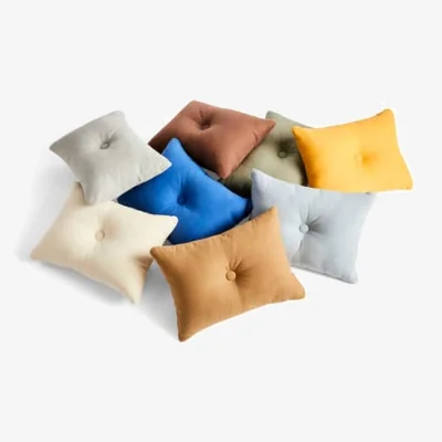 Made in Design Dot Planar Cushion textile grey / 60 x 45 cm - Hay