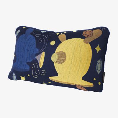 Made in Design Jaime Hayón Cushion - / 37 x 58 cm by Fritz Hansen Blue/Multicoloured