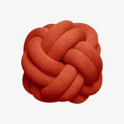 Made in Design Knot Cushion - / Handmade - 30 x 30 cm by Design House Stockholm Red