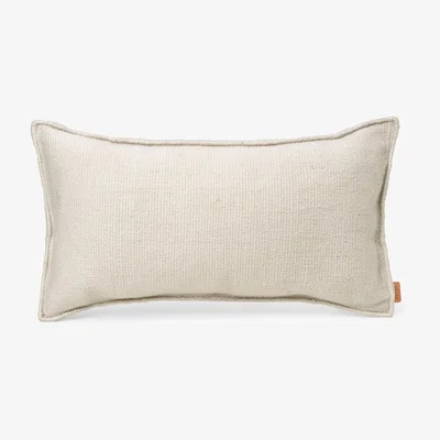 Made in Design Desert Outdoor cushion - / Recycled plastic bottles - 53 x 28 cm by Ferm Living White
