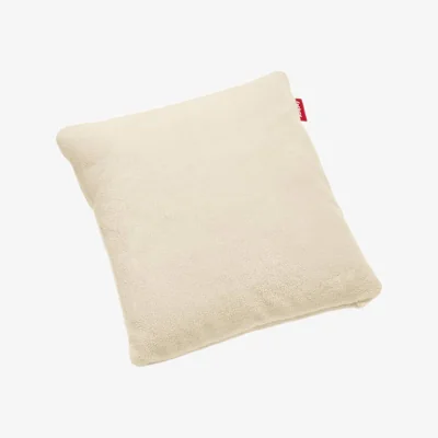 Made in Design Square Teddy Cushion textile white / Fluffy Fabric - 50 x 50 cm - Fatboy
