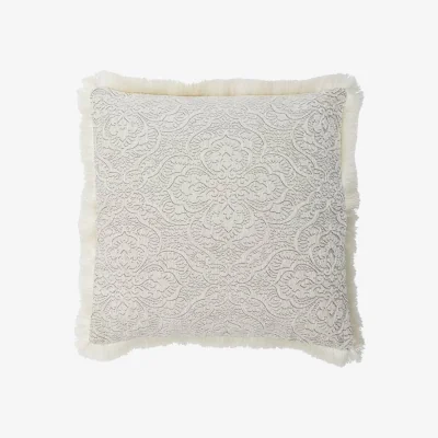 Made in Design Cabrie Cushion textile white / Embroidered - 50 x 50 cm - Bloomingville