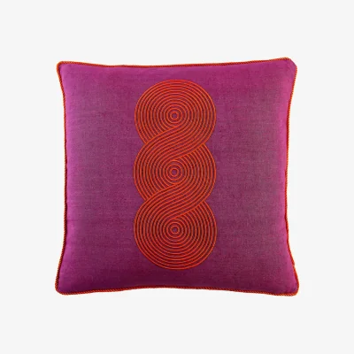 Made in Design Pompidou Loops Cushion textile purple / 50 x 50 cm - Jonathan Adler