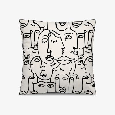 Made in Design Minorque Cushion - / 45 x 45 cm - Velvet by PÔDEVACHE White