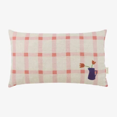 Made in Design Vibes Rectangular Cushion textile pink / Medium - 44 x 25 cm - NOBODINOZ