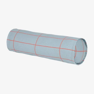 Made in Design Vibes Cylinder Cushion textile blue / Ø 16 x L 50 cm - NOBODINOZ