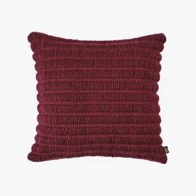 Made in Design Ridge Cushion textile red / 45 x 45 cm - Hand-woven - Tom Dixon