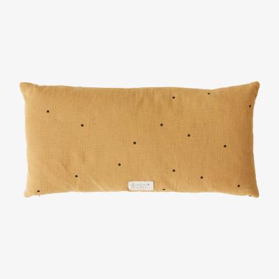 Nordic Nest Kyoto Dot cushion 30x60 cm Curry