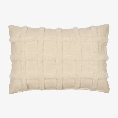Nordic Nest Ferm Living Norte grid cushion Off-white 40x60 cm