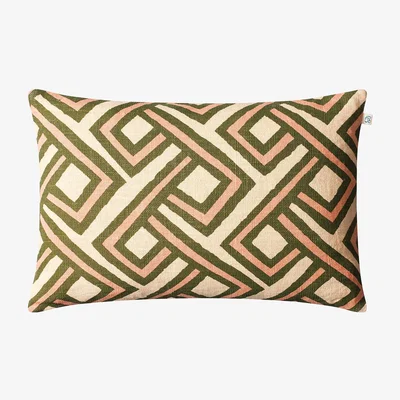 Nordic Nest Lanka cushion cover 40x60 cm cactus green-rose