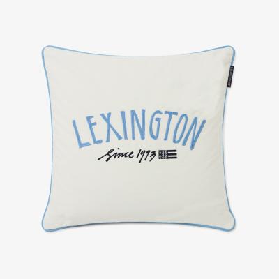 Nordic Nest Since 1993 Organic Cotton pillowcase 50x50 cm White-blue