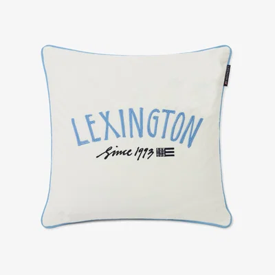 Nordic Nest Since 1993 Organic Cotton pillowcase 50x50 cm White-blue