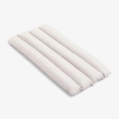 Nordic Nest HAY Palissade Soft Quilted chair and armchair cushion Cream white