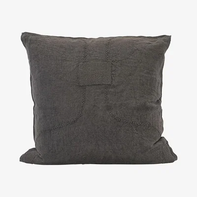Nordic Nest Patch cushion cover 60x60 cm Brown