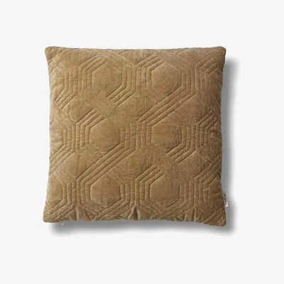 Nordic Nest Geometric cushion 50x50 cm tan