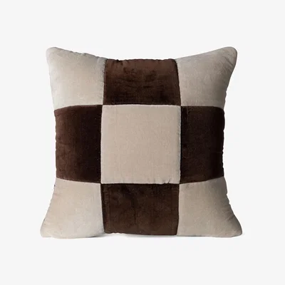 Nordic Nest Pad cushion 45x45 cm Brown-beige
