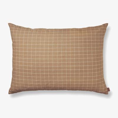 Nordic Nest ferm LIVING Brown cushion 60x80 cm Check