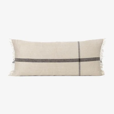Nordic Nest Calm cushion camel-black 38x88 cm
