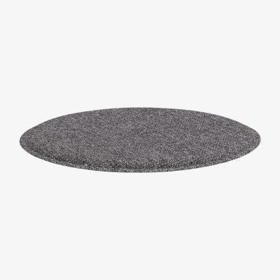 Nordic Nest Hans K ZigZag pad stool/bar stool Natural fabric mottled grey