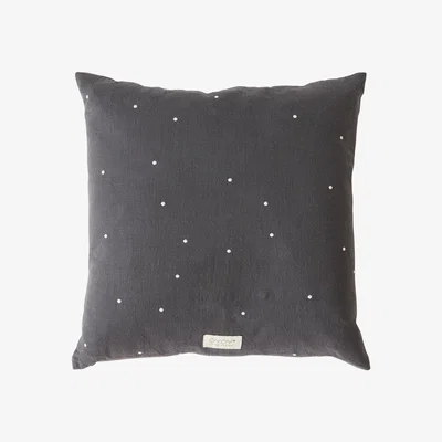 Nordic Nest Kyoto Dot cushion 50x50 cm Anthracite