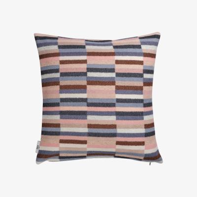 Nordic Nest Røros Tweed Ida cushion 50x50 cm Rosa blue
