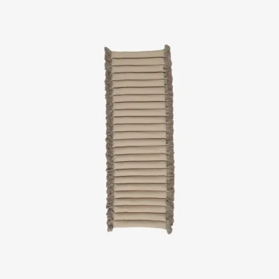 Nordic Nest Garden Glory Garden Glory cushion with fringes Beige beige fringe 38x120 cm