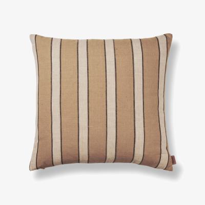 Nordic Nest ferm LIVING Brown cushion 50x50 cm Stripe