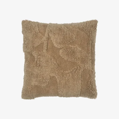 Nordic Nest Ferm Living Rime tufted cushion Tan 50x50 cm
