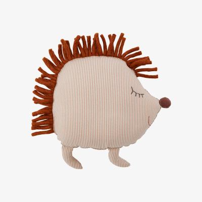 Nordic Nest OYOY denim animal cushion Hope Hedgehog. beige
