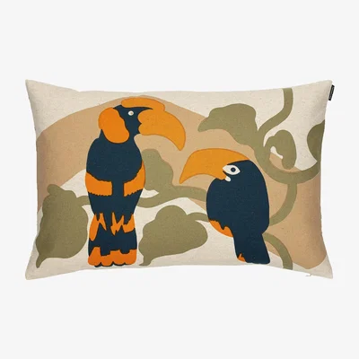 Nordic Nest Pepe pillowcase 40x60 cm Beige-brown-orange