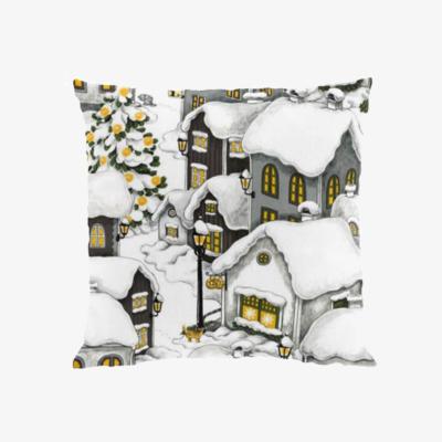 Nordic Nest Lyckeby cushion cover grey 43x43 cm