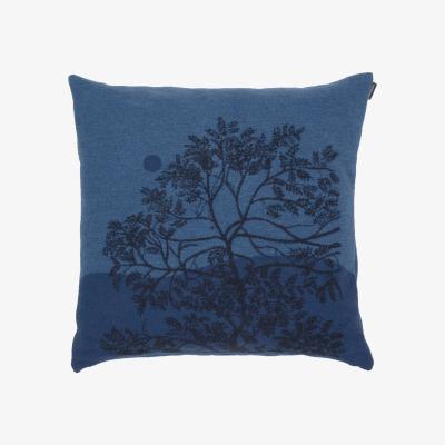 Nordic Nest Puu Kuutamossa pillowcase 50x50 cm grey blue-blue-black