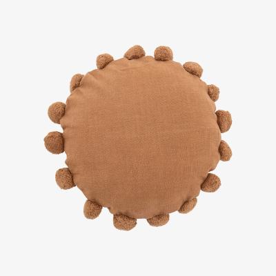 Nordic Nest Bloomingville Isobell cushion Ø45 cm Brown
