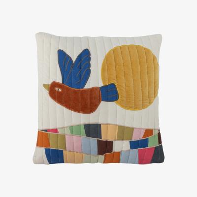 Nordic Nest Bloomingville Colorine cushion cotton 45x45 cm Natural