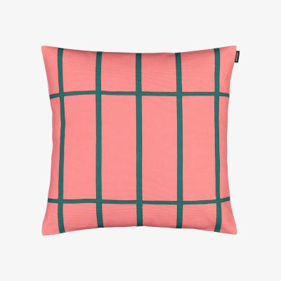 Nordic Nest Tiiliskivi cushion cover 45x45 cm pink-green