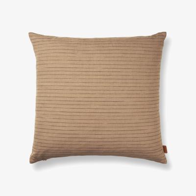 Nordic Nest ferm LIVING Brown cushion 50x50 cm Lines
