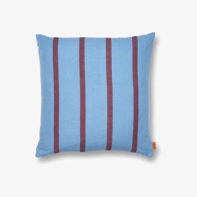 Nordic Nest Grand cushion 50x50 cm Faded blue-burgundy