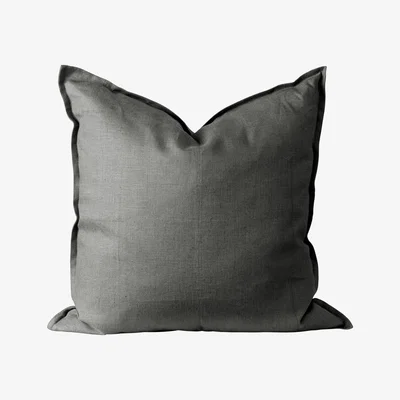 Nordic Nest Calm pillow case linen 50x50 cm Charcoal