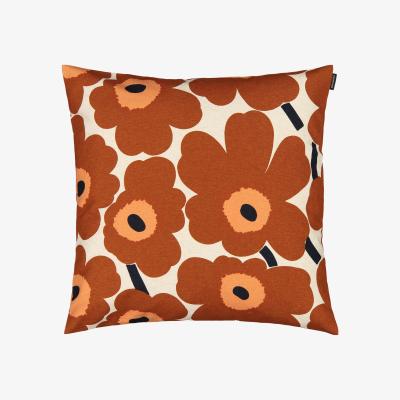 Nordic Nest Pieni Unikko cushion cover cotton linen 50x50 cm beige-brown
